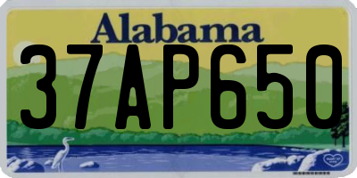 AL license plate 37AP650