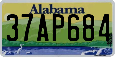 AL license plate 37AP684
