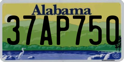 AL license plate 37AP750