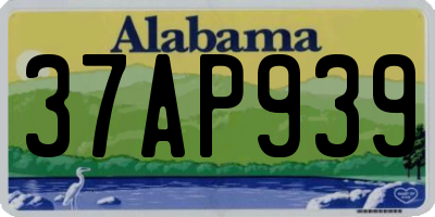 AL license plate 37AP939