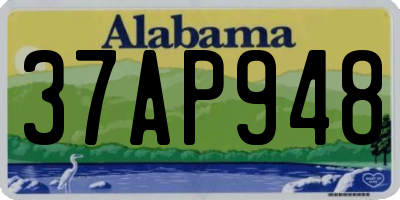 AL license plate 37AP948
