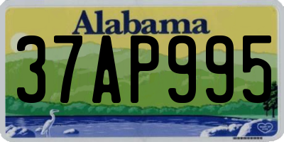 AL license plate 37AP995