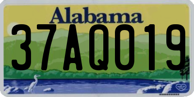 AL license plate 37AQ019