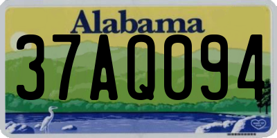 AL license plate 37AQ094