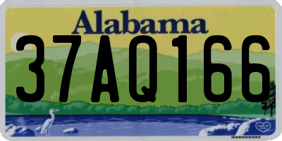 AL license plate 37AQ166