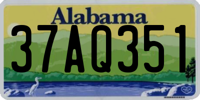 AL license plate 37AQ351