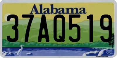 AL license plate 37AQ519