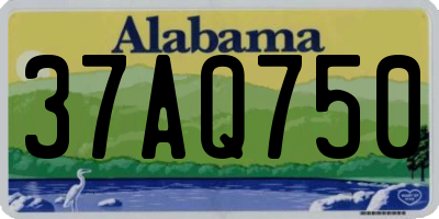 AL license plate 37AQ750