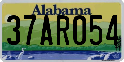 AL license plate 37AR054