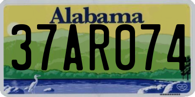 AL license plate 37AR074