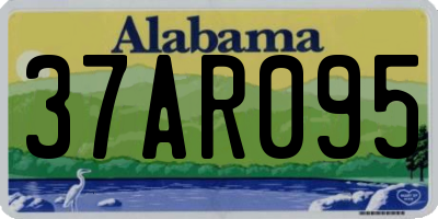 AL license plate 37AR095
