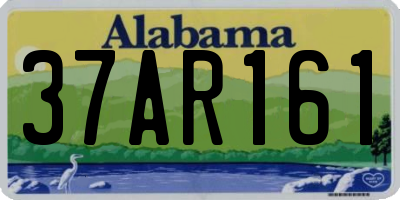 AL license plate 37AR161