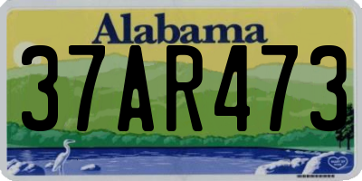 AL license plate 37AR473