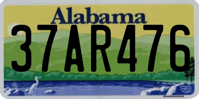 AL license plate 37AR476