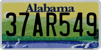 AL license plate 37AR549