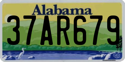 AL license plate 37AR679