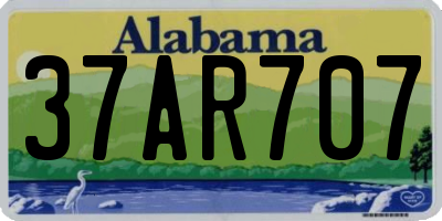 AL license plate 37AR707