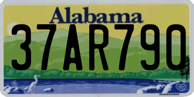 AL license plate 37AR790
