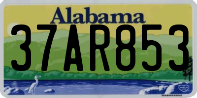AL license plate 37AR853