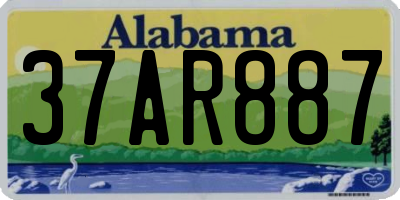 AL license plate 37AR887