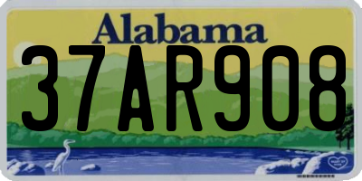 AL license plate 37AR908