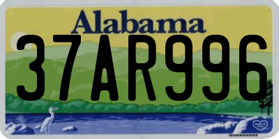 AL license plate 37AR996