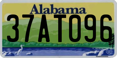 AL license plate 37AT096