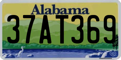 AL license plate 37AT369