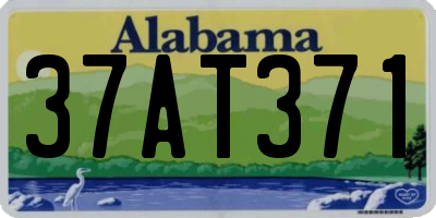AL license plate 37AT371