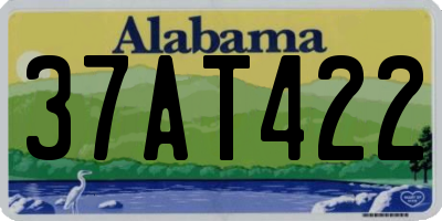 AL license plate 37AT422