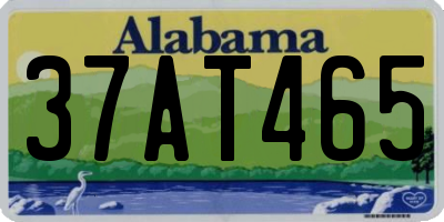 AL license plate 37AT465
