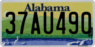 AL license plate 37AU490