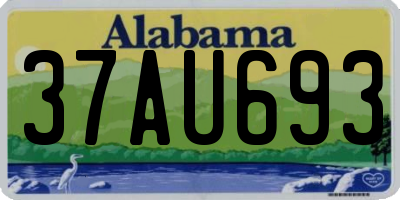 AL license plate 37AU693