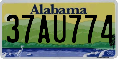 AL license plate 37AU774