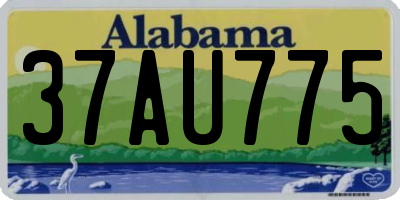 AL license plate 37AU775