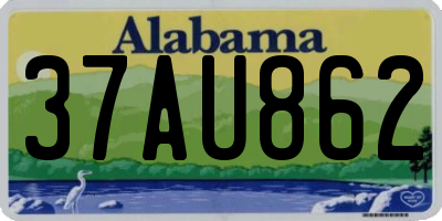 AL license plate 37AU862