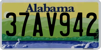AL license plate 37AV942