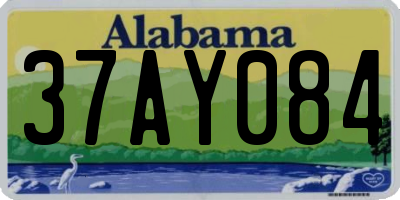 AL license plate 37AY084