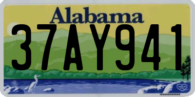 AL license plate 37AY941