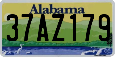 AL license plate 37AZ179