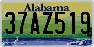AL license plate 37AZ519