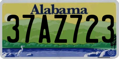 AL license plate 37AZ723