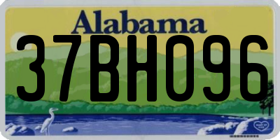 AL license plate 37BH096