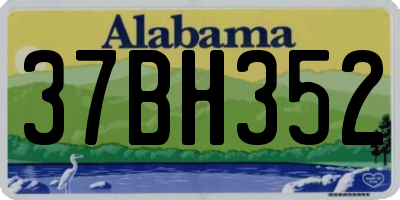 AL license plate 37BH352