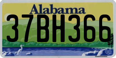 AL license plate 37BH366