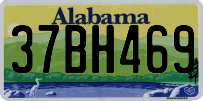 AL license plate 37BH469