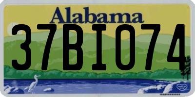 AL license plate 37BI074