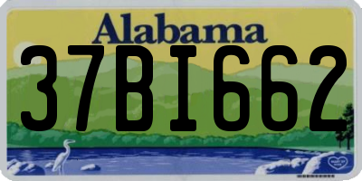 AL license plate 37BI662