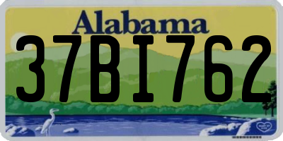 AL license plate 37BI762