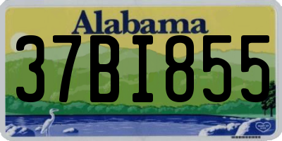 AL license plate 37BI855